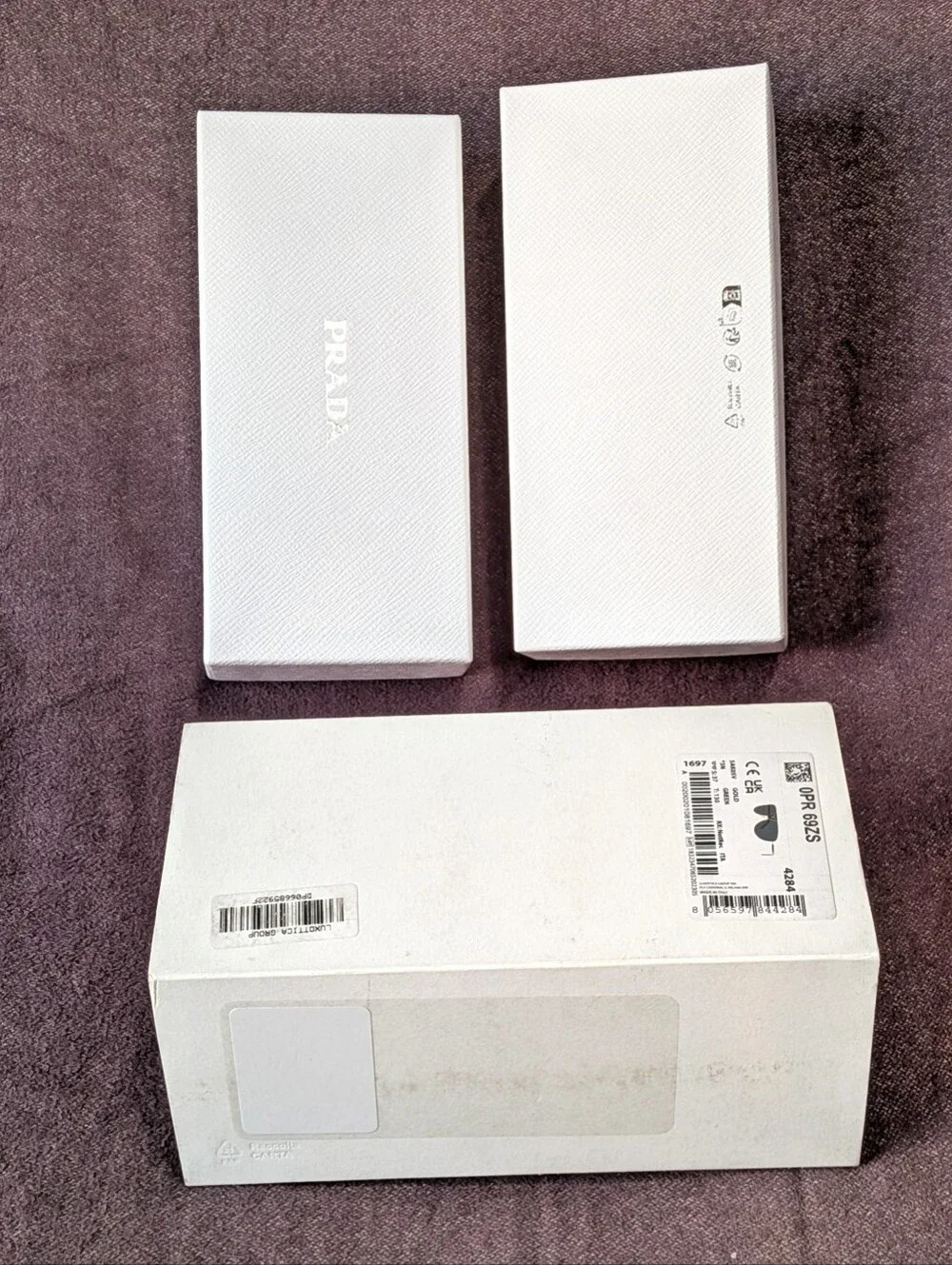 PRADA Sunglasses/Glasses Product Box - White - *BOX ONLY*